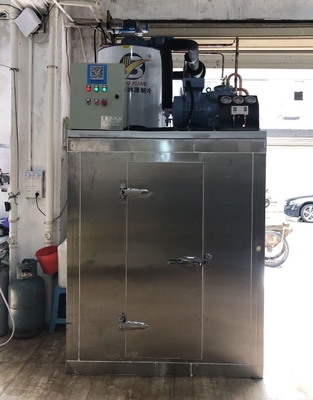 1 2 3 5 10 Ton Easy Control Air Cooling Ice Flake Machine For Fish High Reliable