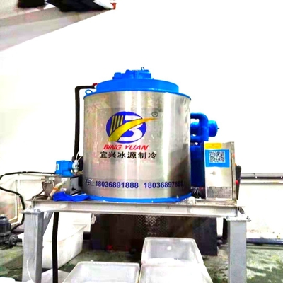 Automatic 1 2 3 5 Flake Ice Maker Machine 10 Ton 3P 380Volt 50Hz