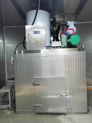 SUS304 Staineless Steel 8ton Flake Ice Maker Machine For Fish
