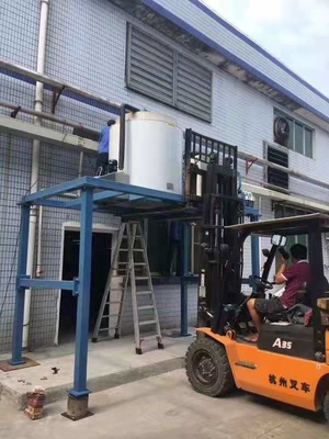 70kw 10ton Snowflake Ice Maker Machine For Sea Food Cooler