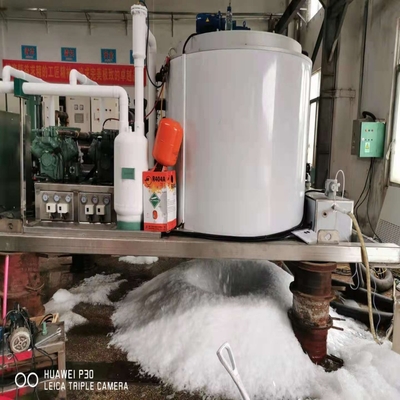 Evaporative Cooling 15tons/Day  Ice Flake Maker Machine PLC Control