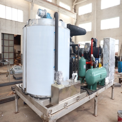Evaporative Cooling 15tons/Day  Ice Flake Maker Machine PLC Control