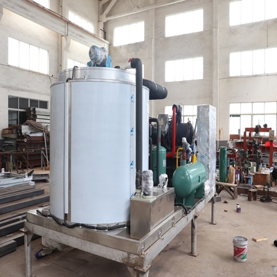 Evaporative Cooling 15tons/Day  Ice Flake Maker Machine PLC Control