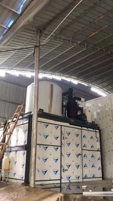SUS304 Stainless Steel 25ton Seawater Flake Ice Machine Industrial Applications
