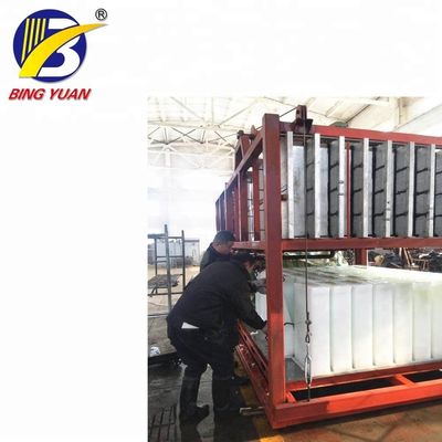R404A 2.7KW 10000KG Block Ice Maker Machine , 10 Ton Ice Block Making Machine