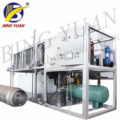 Fresh Keeping Commercial 3T Block Ice Maker Machine , Ice Cube Machine Maker