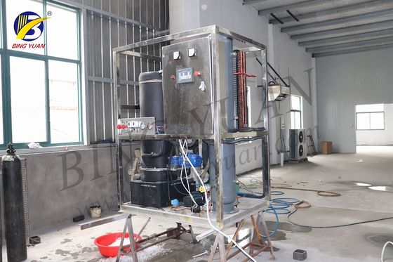 R404A 200V 35mm 1 Tonne Ice Tube Maker Machine