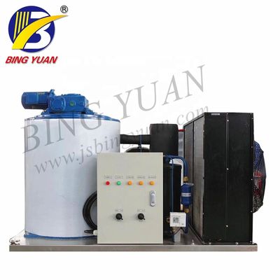 Stainless Steel 5T Flake Ice Maker Machine , Commercial Flake Ice Machine