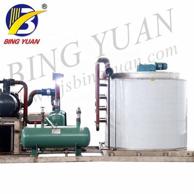 Flake Ice Machine with High Efficiency, Fully Automatic Industrial Flake Ice maker 15T Daily Capacity Ice Machine