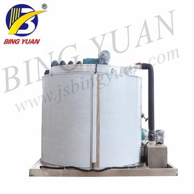 R404A 220V 12T Flake Ice Maker Machine , Commercial Ice Maker Machine