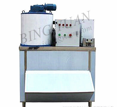 2.8KW 800KG Industrial Flake Ice Maker Machine , Small Flake Ice Machine