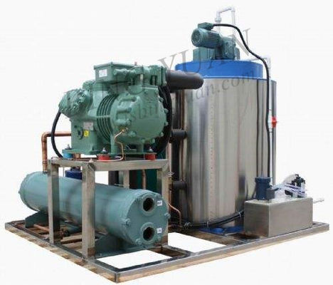 2.8KW 800KG Industrial Flake Ice Maker Machine , Small Flake Ice Machine
