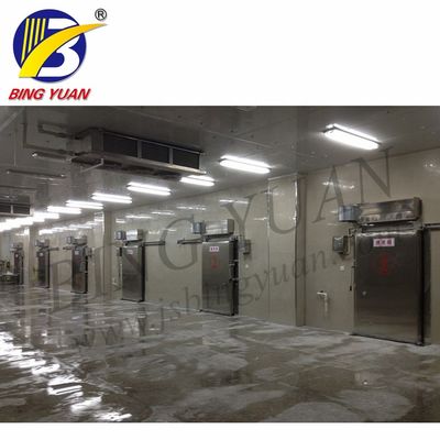 220V 75mm Solar Power Containerized Cold Room , Cold Room For Fish Storage